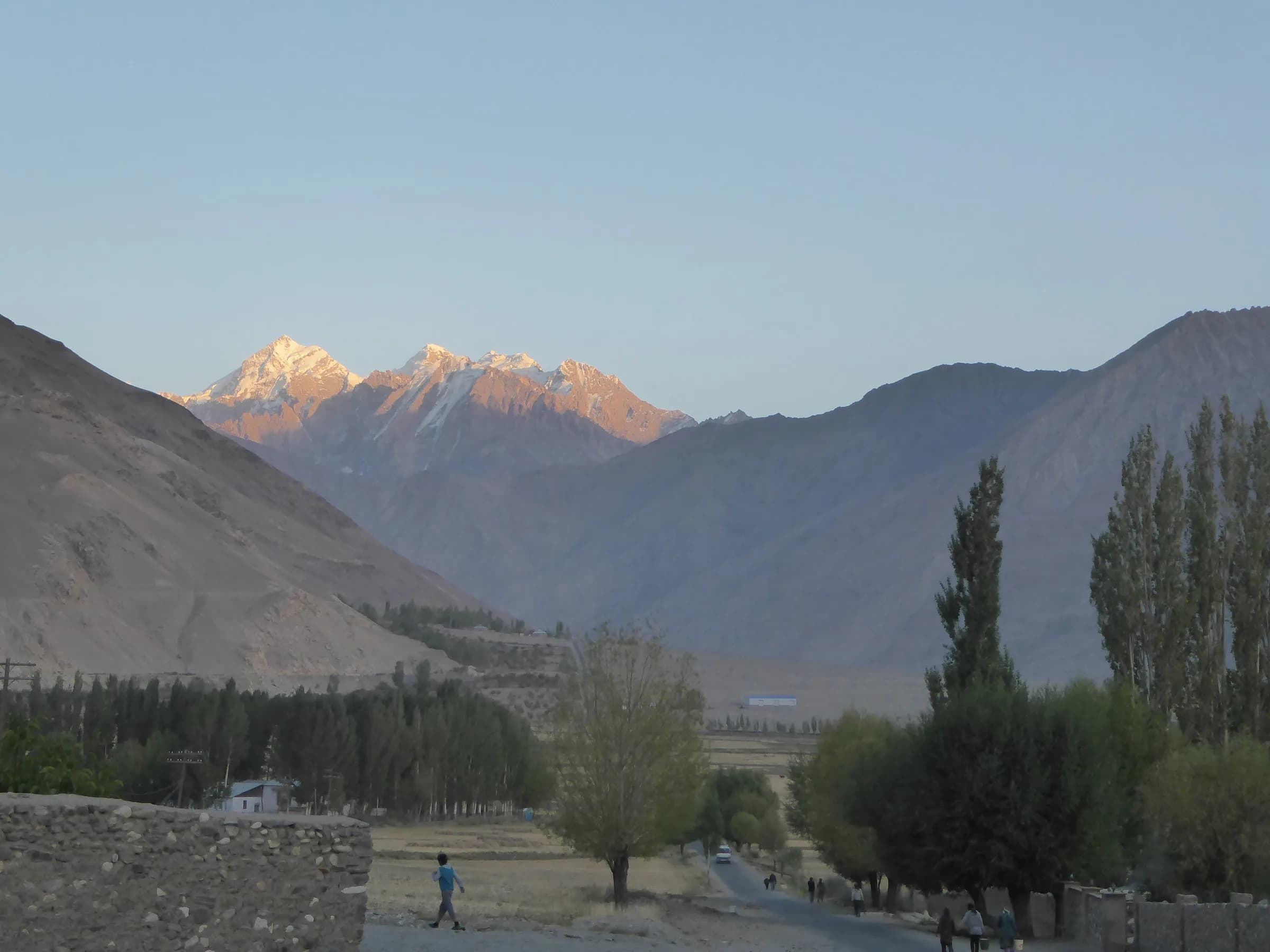 The Wakhan valley in north-eastern Afghanistan, a narrow corridor of high country between mountain ranges.