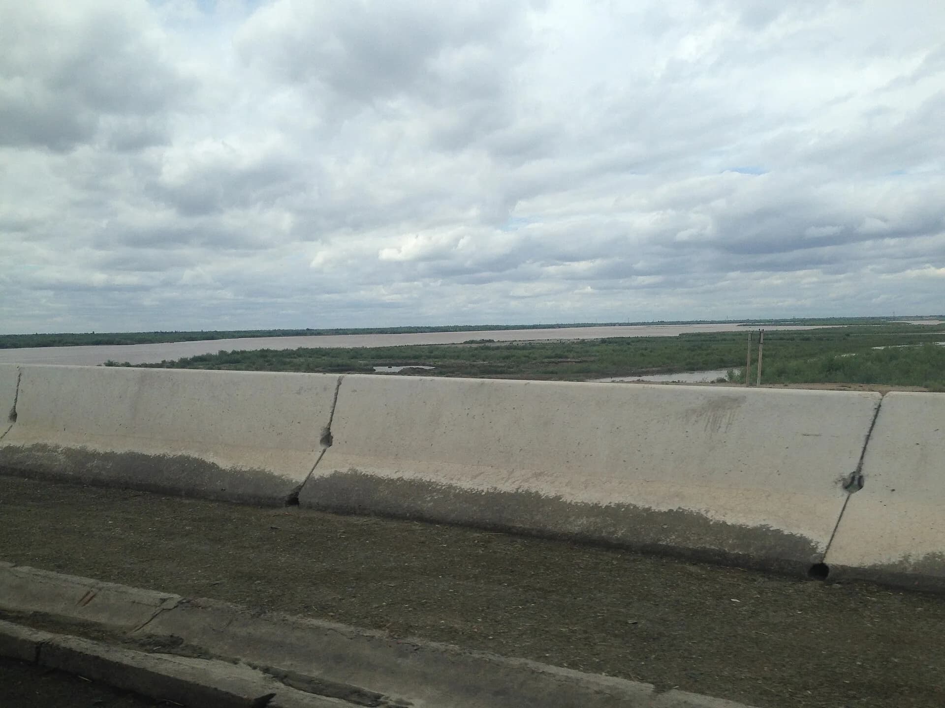 The Amu Darya, the river marking Afghanistan's northern border near Hairatan.